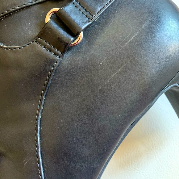 CHAPS Women’s ‘NADIE’ Moto Black Heel Boots Sz 6.5B - Picture 3 of 7